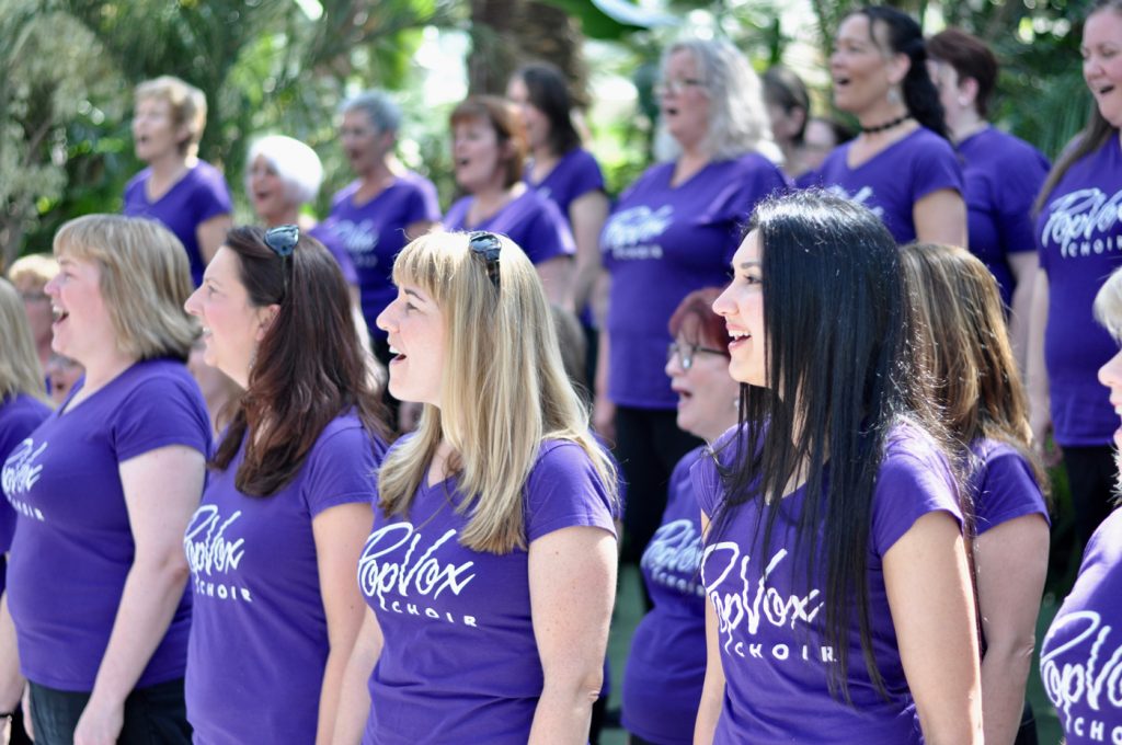Popvox Choir girls singing